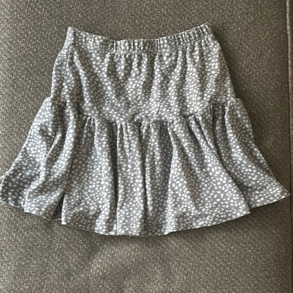 Gray Polka Dot Women's Skirt